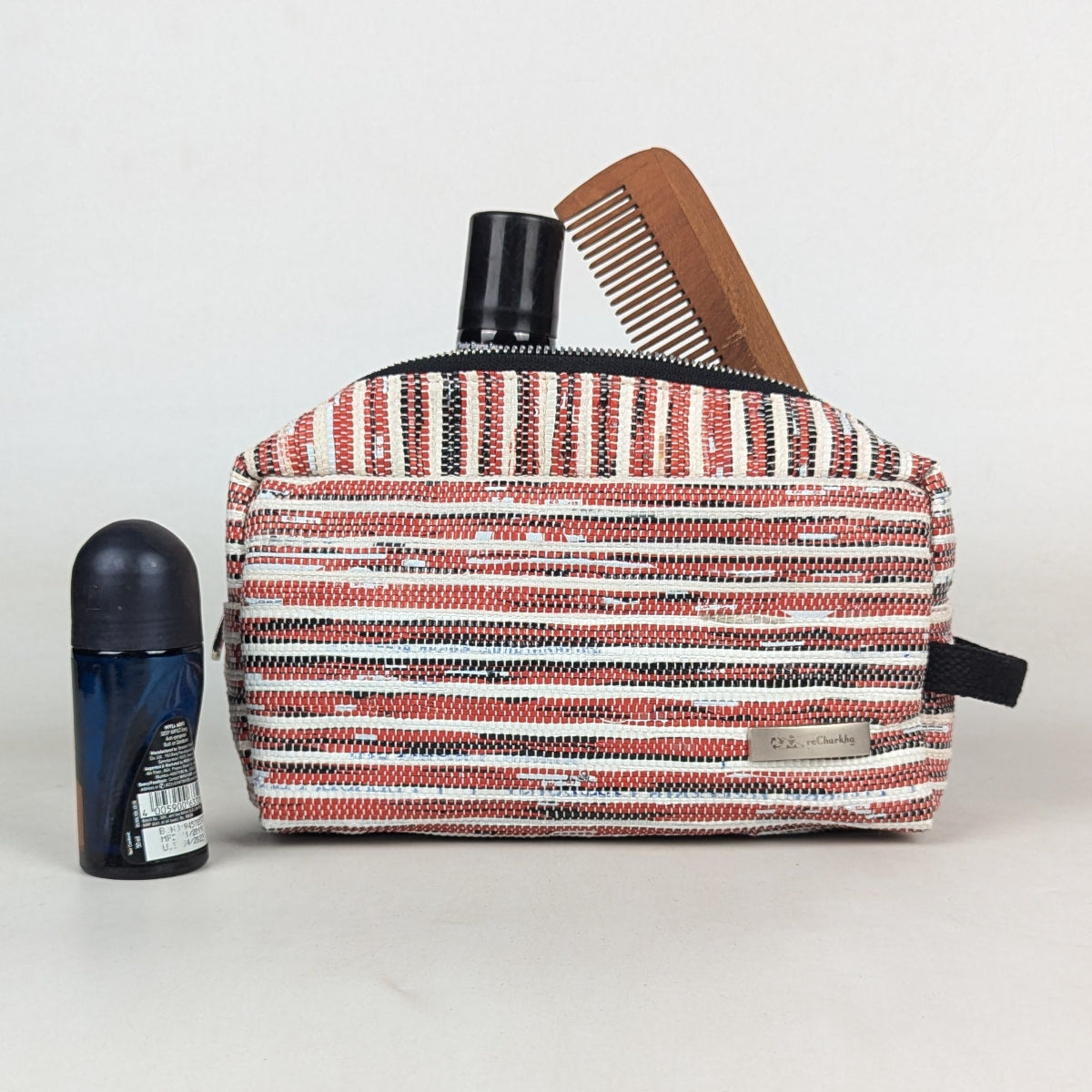 Upcycled Handcrafted Travel Pouch (TK0326-013) PS_W
