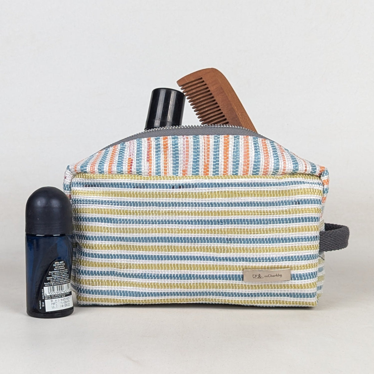 Upcycled Handcrafted Travel Pouch (TK0326-014) PS_W