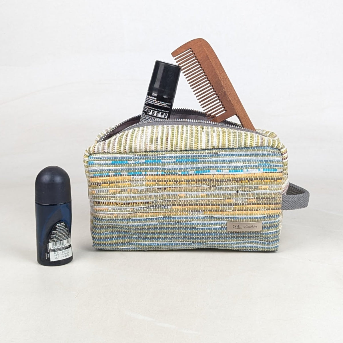 Upcycled Handcrafted Travel Pouch (TK0726-006)