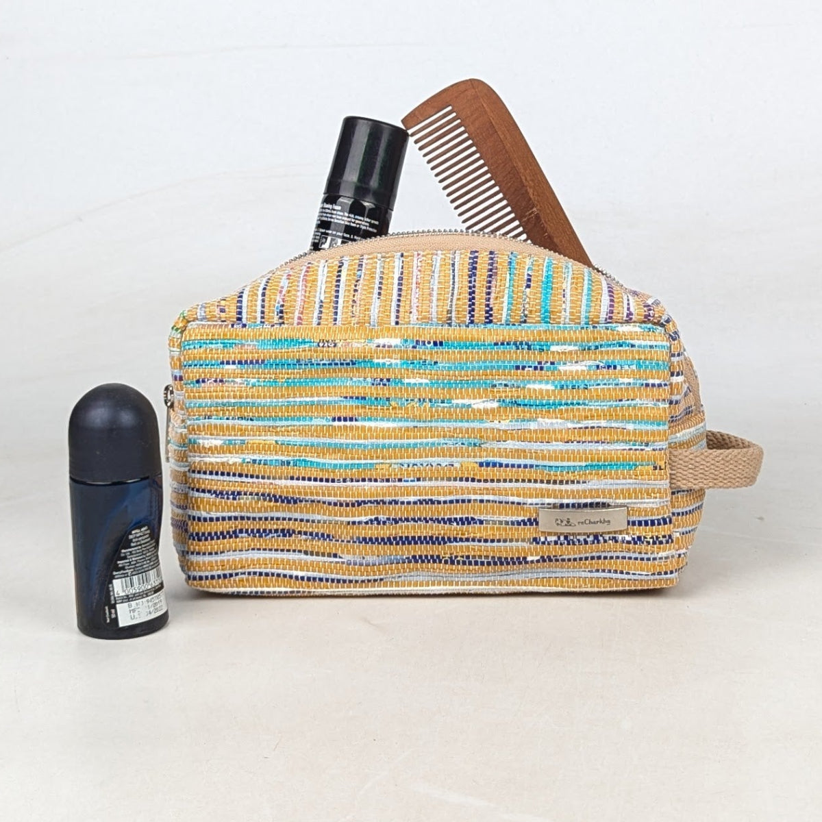 Upcycled Handcrafted Travel Pouch (TK0826-008)