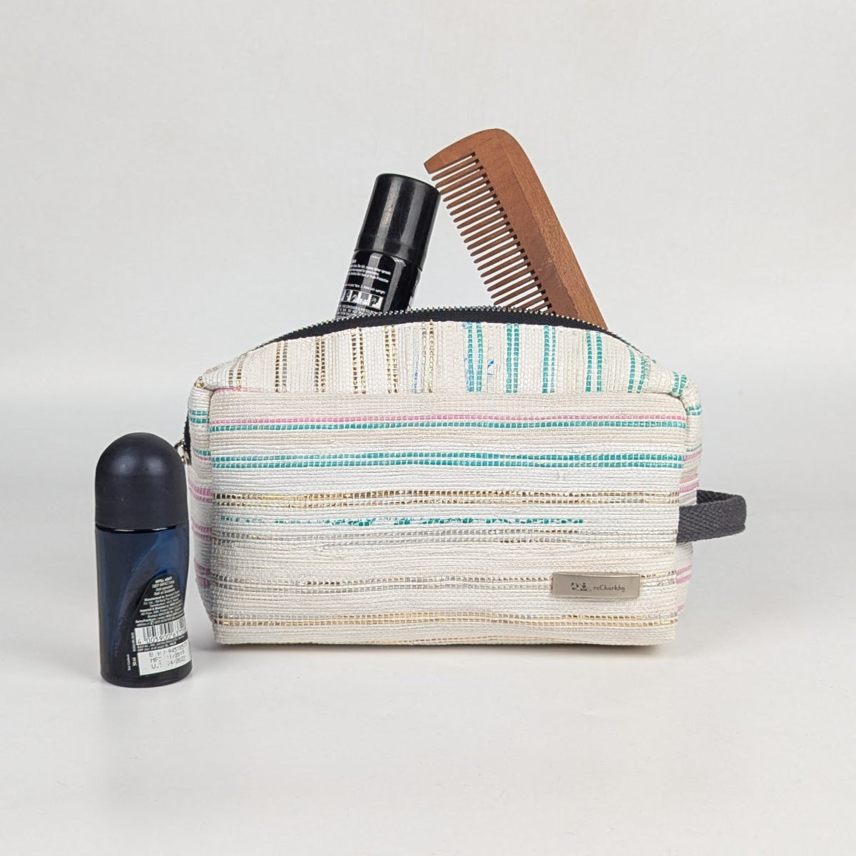 Upcycled Handcrafted Travel Pouch (TK0926-009)