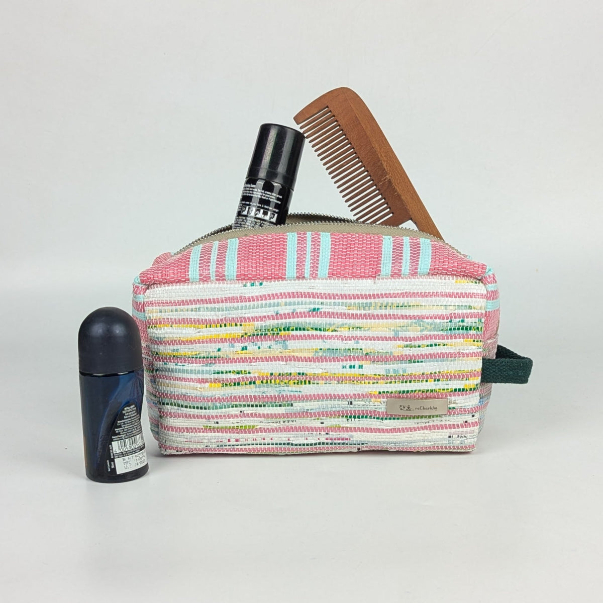Upcycled Handcrafted Travel Pouch (TK0926-010)