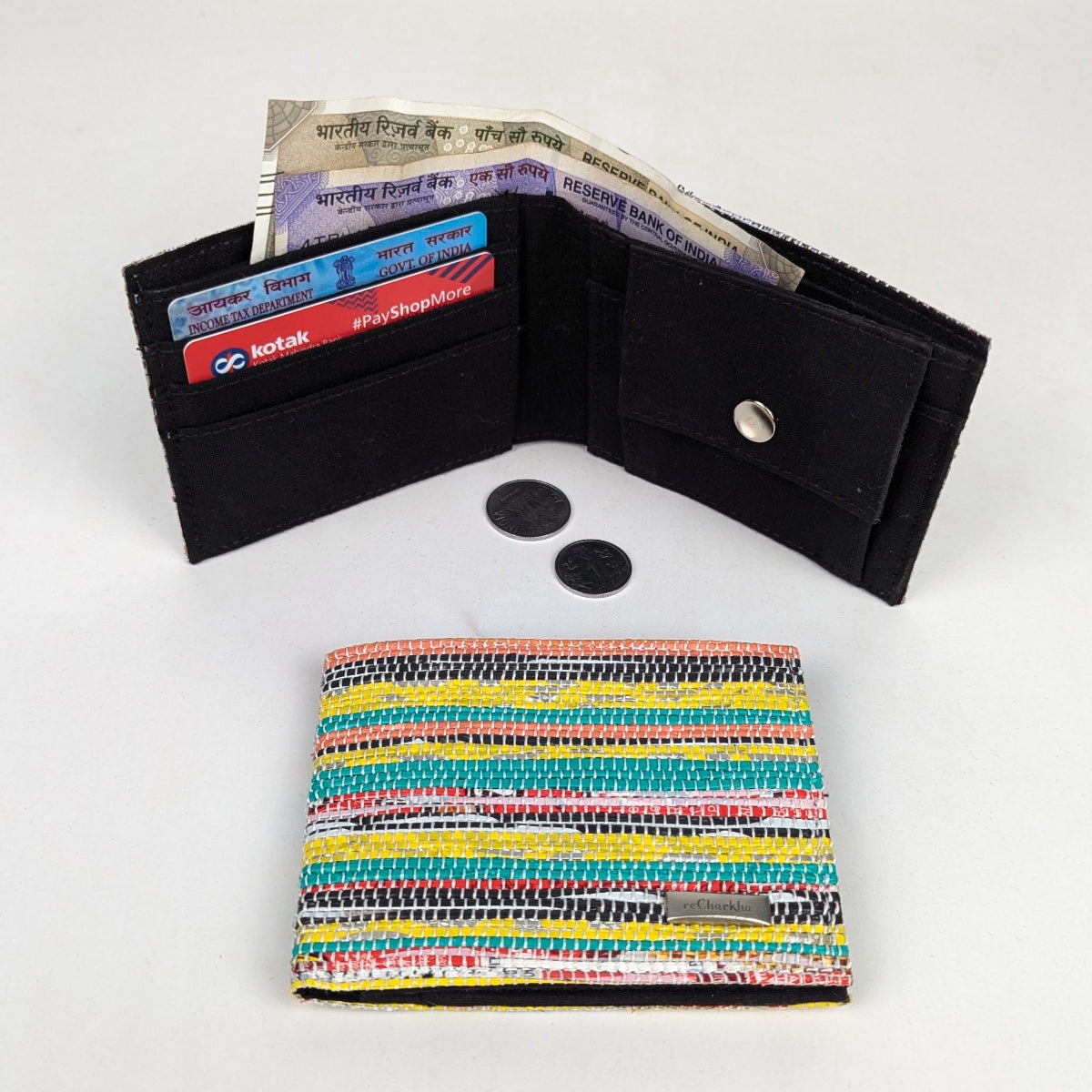 Upcycled Handcrafted Wallet (W0226-020) PS_W