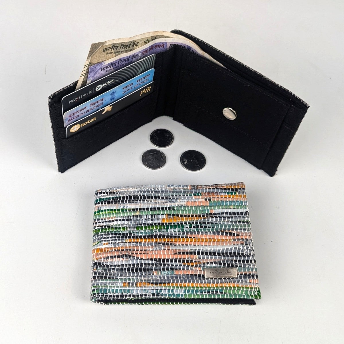 Upcycled Handcrafted Wallet (W0525-022) PS_W