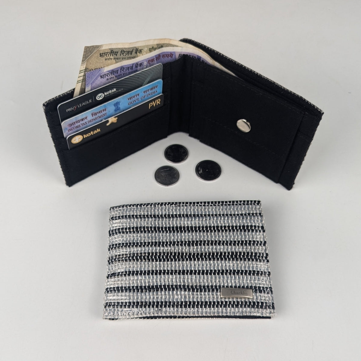 Upcycled Handcrafted Wallet (W0525-028) PS_W