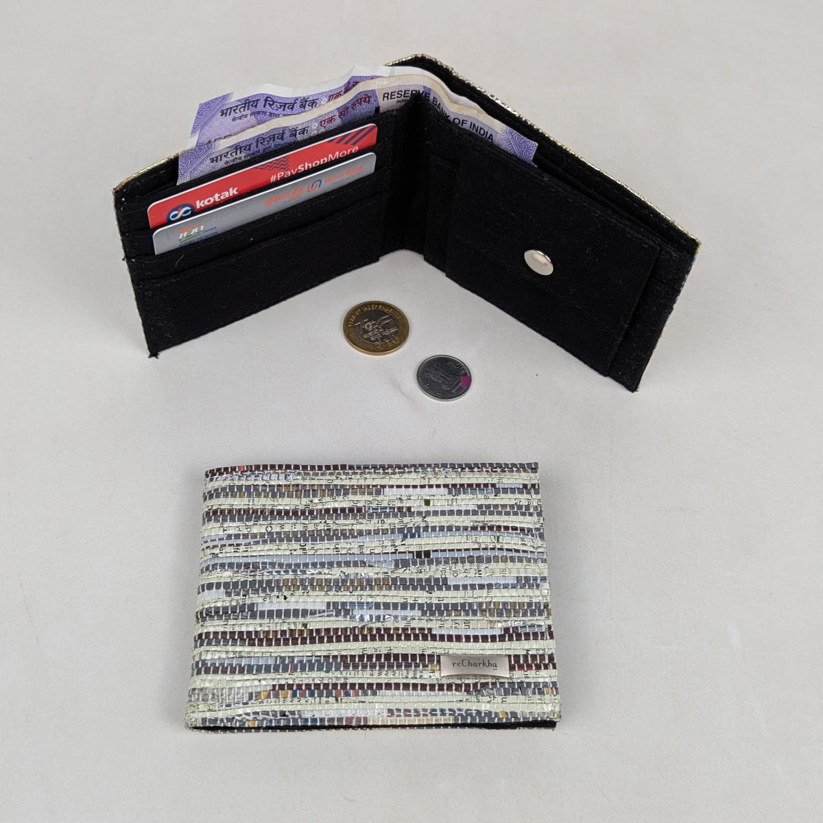 Upcycled Handcrafted Wallet (W0726-002)