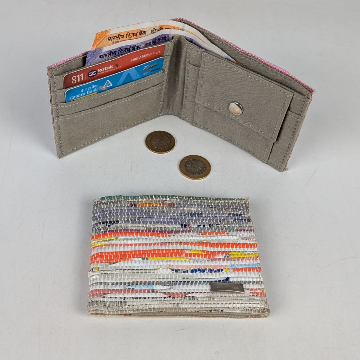 Upcycled Handcrafted Wallet (W1025-007) PS_W