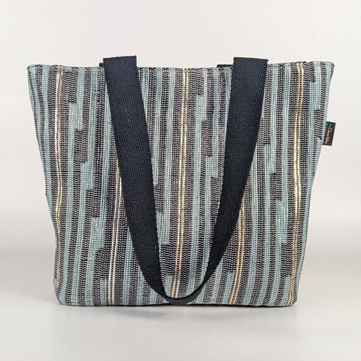 Upcycled Handcrafted Designer Shopper Tote (DST0525-001) PS_W