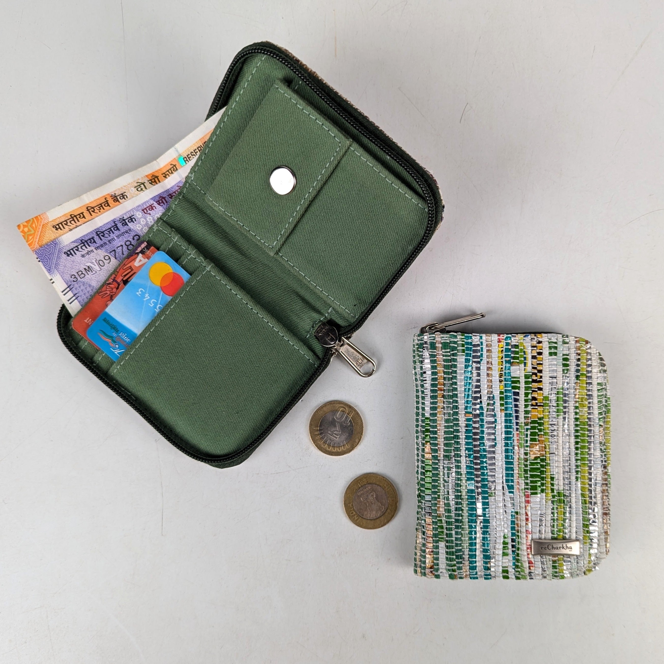 Upcycled Handwoven D Wallet (DW1025-009) PS_W