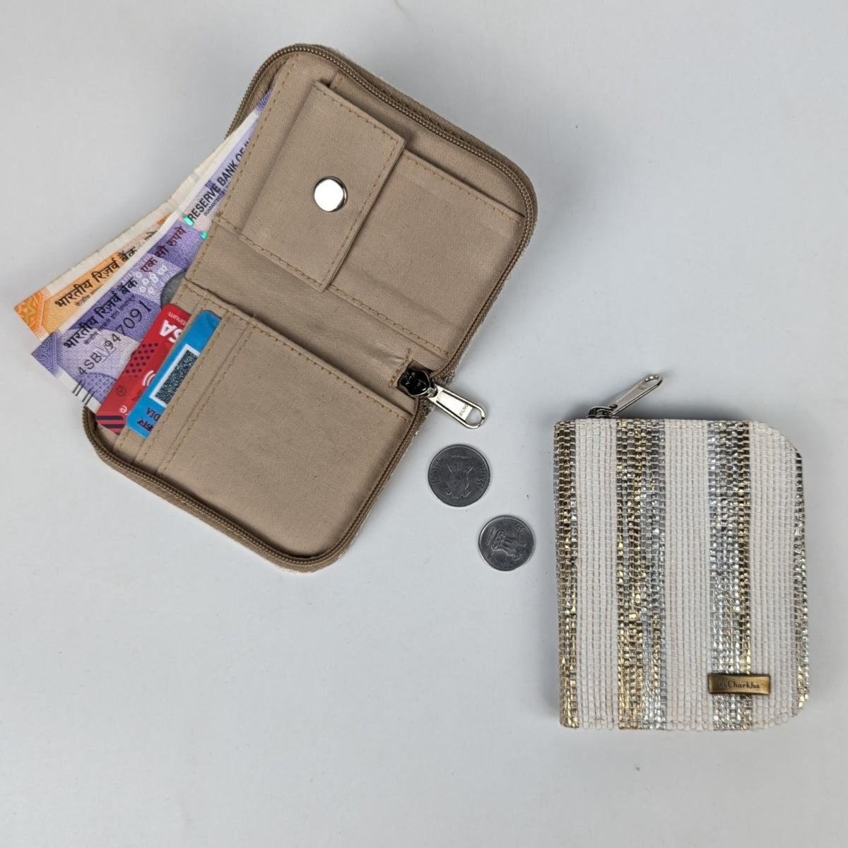 Upcycled Handwoven D Wallet (DW1225-011) PS_W