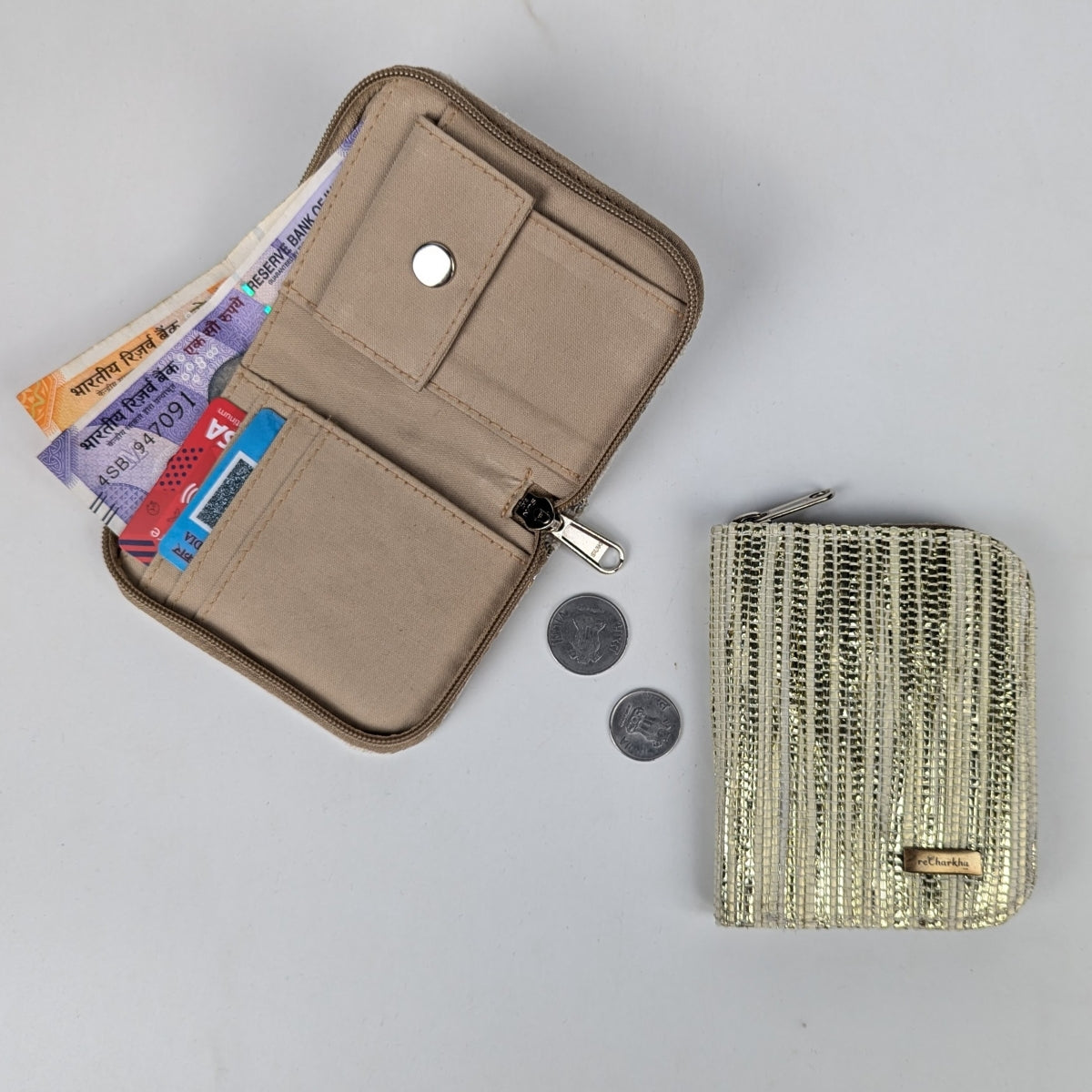 Upcycled Handwoven D Wallet (DW1225-012) PS_W