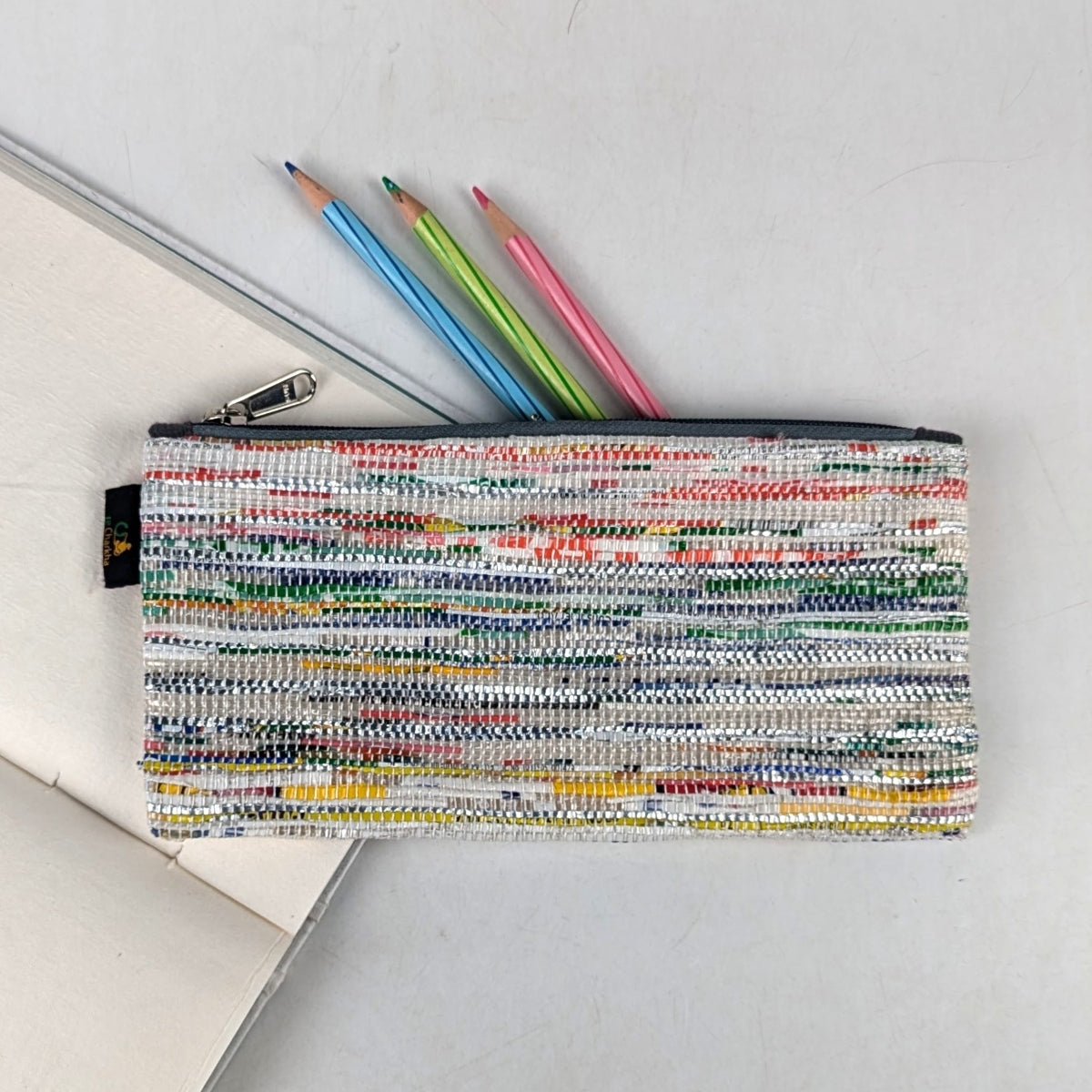 Upcycled Handwoven Pencil Pouch (PP1125-001) PS_W