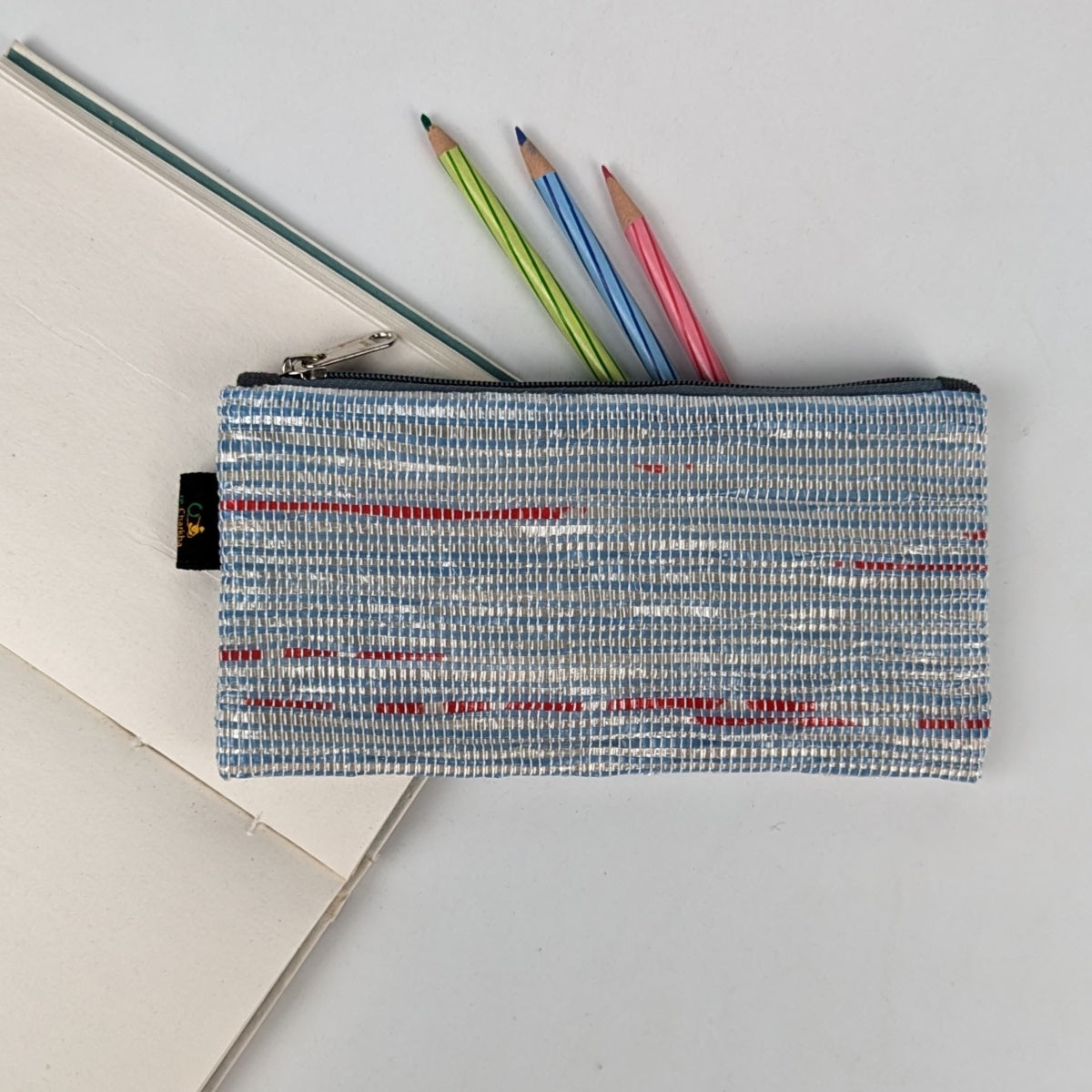 Upcycled Handwoven Pencil Pouch (PP1225-002) PS_W