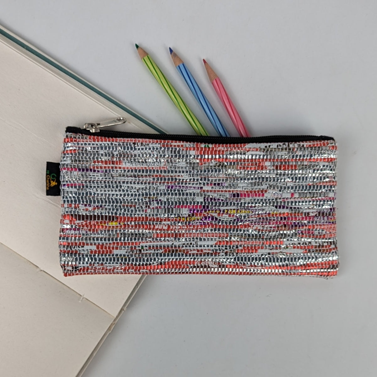 Upcycled Handwoven Pencil Pouch (PP1225-003) PS_W