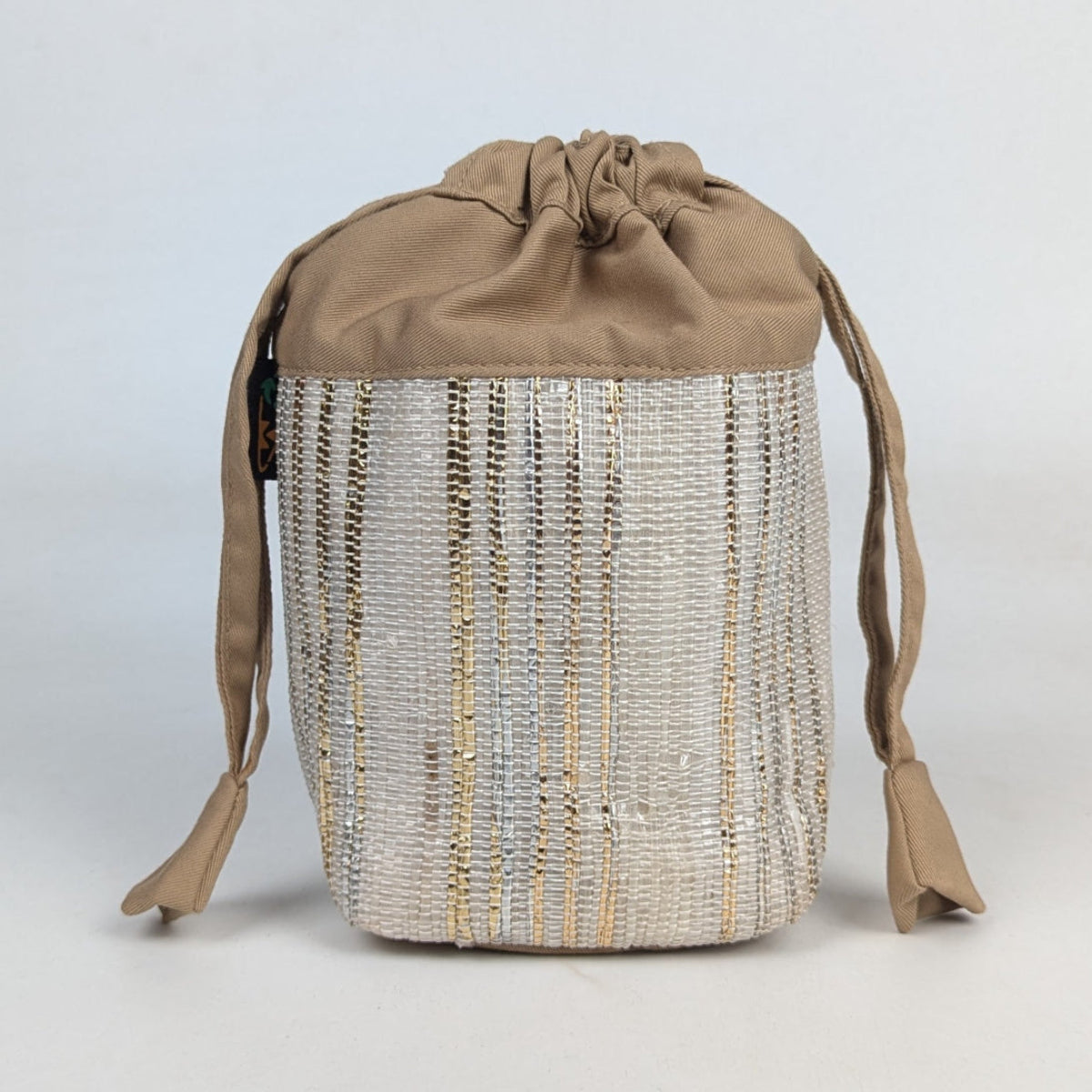 Upcycled Handwoven Potli Bag (P0126-003) PS_W