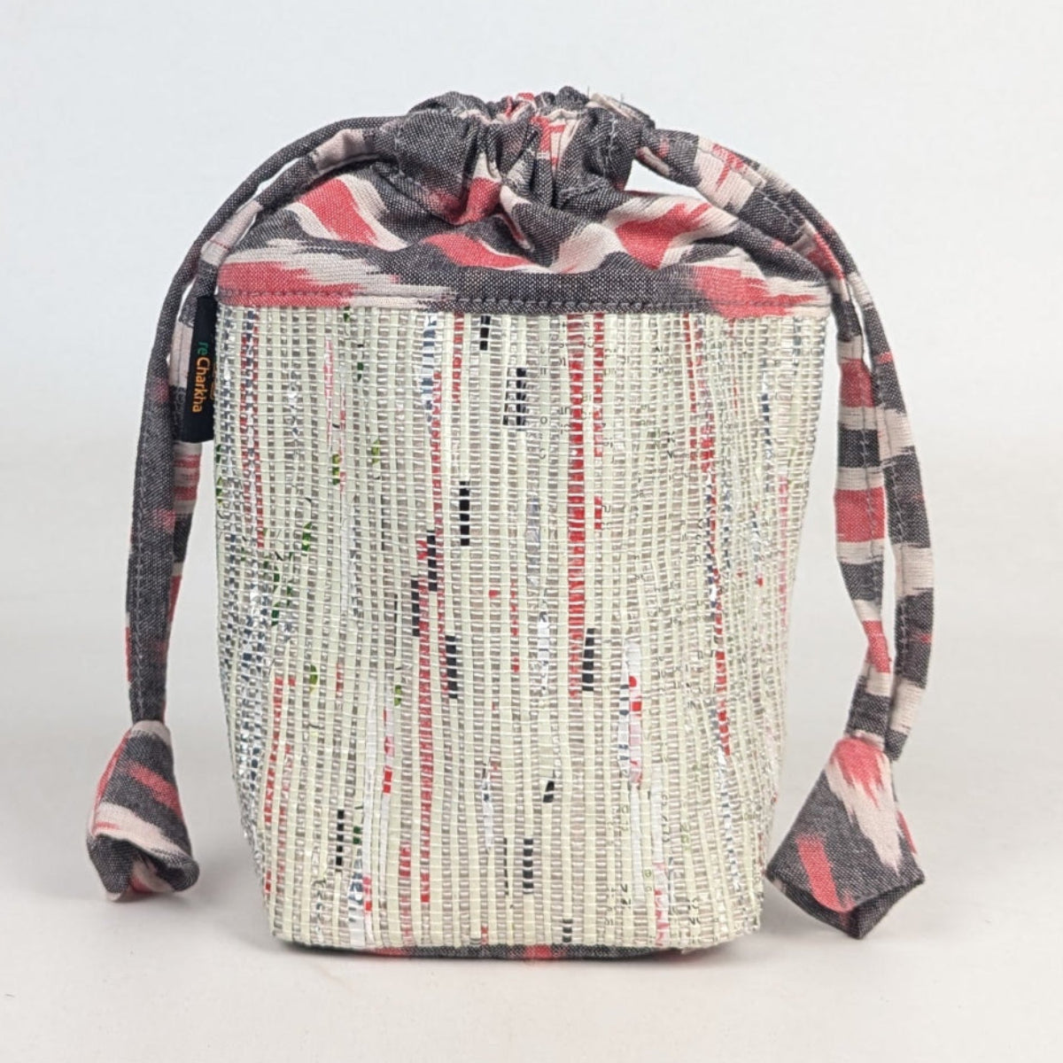 Upcycled Handwoven Potli Bag (P0226-001) PS_W