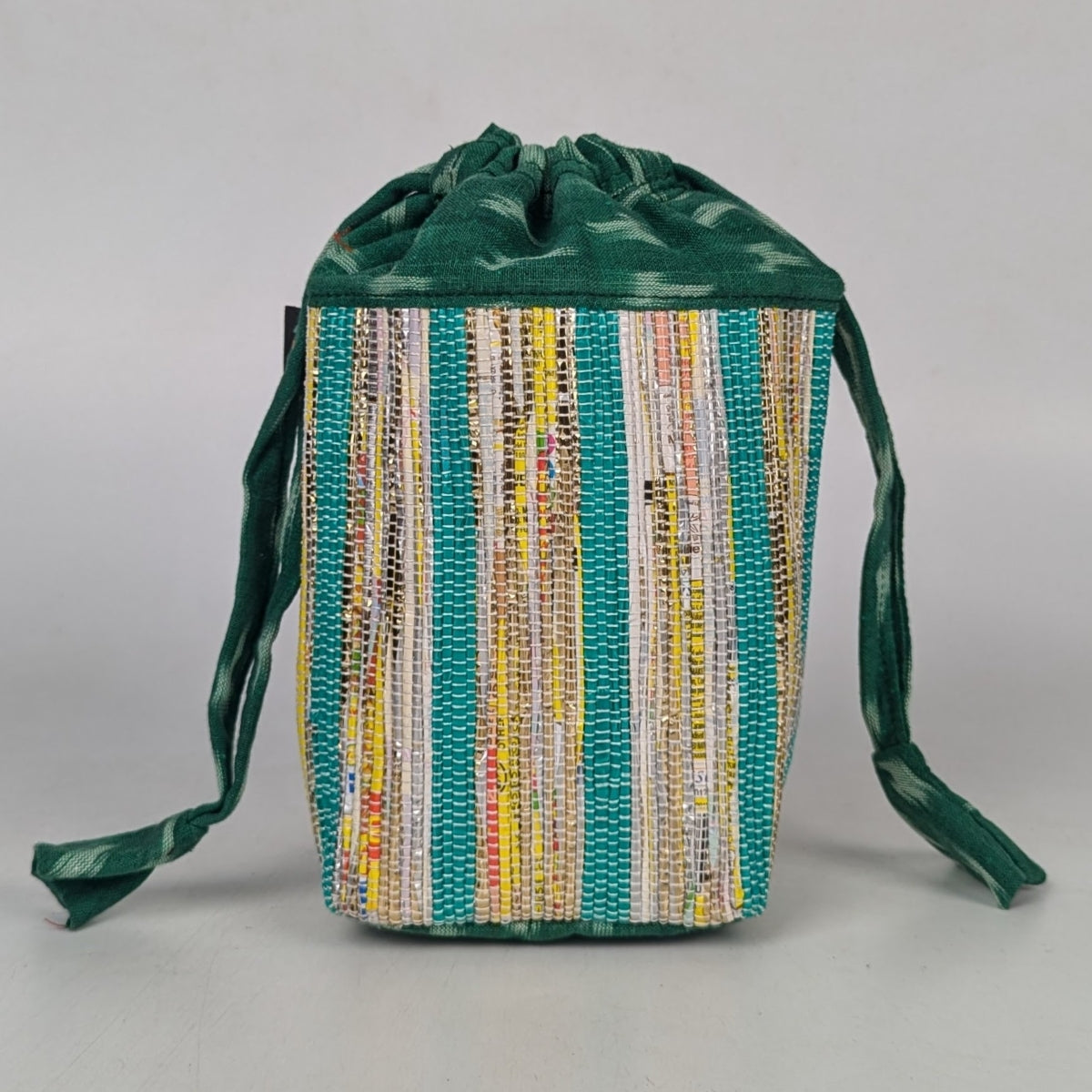 Upcycled Handwoven Potli Bag (P0925-007) PS_W