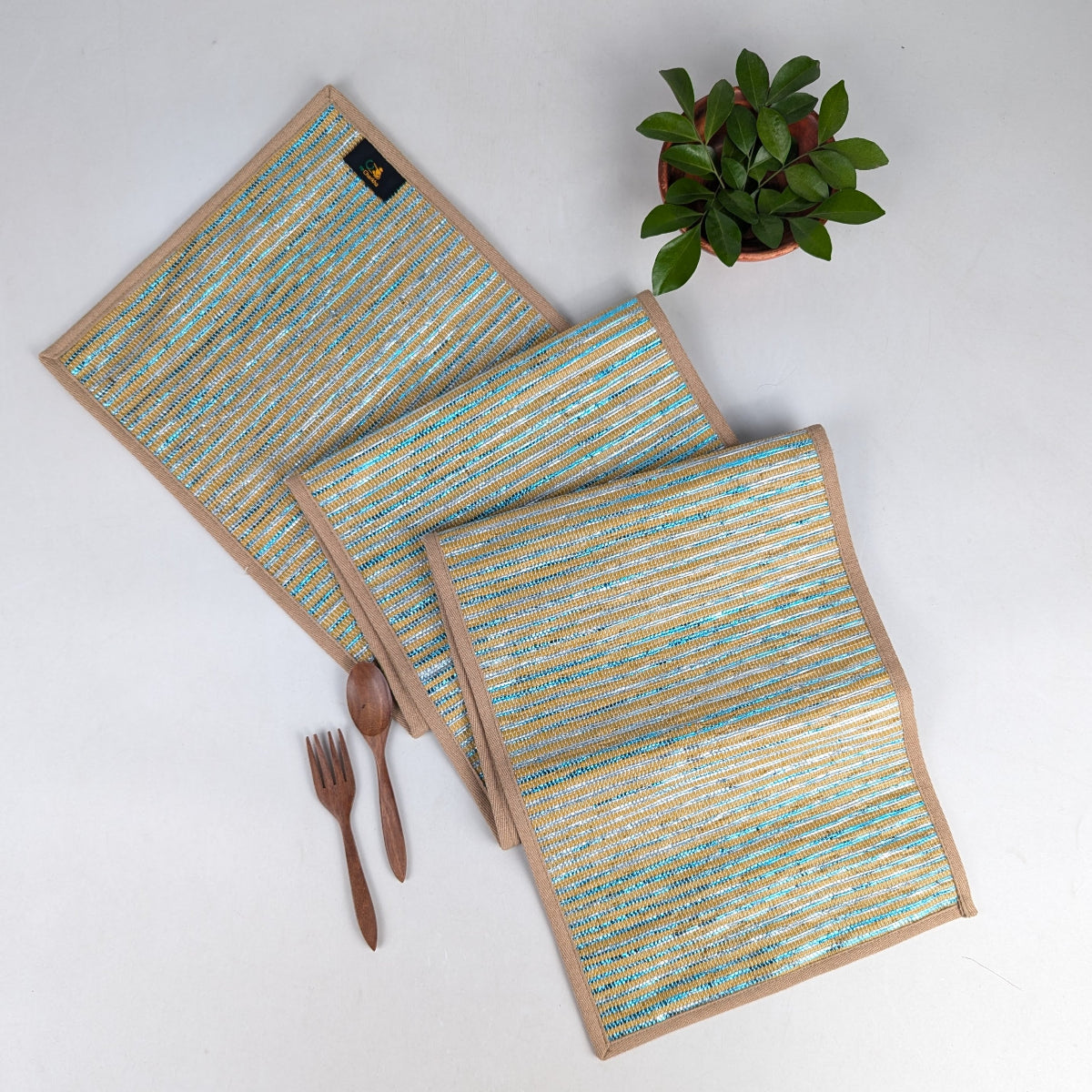 Upcycled Handwoven Table Runner (TR0426-005) PS_W