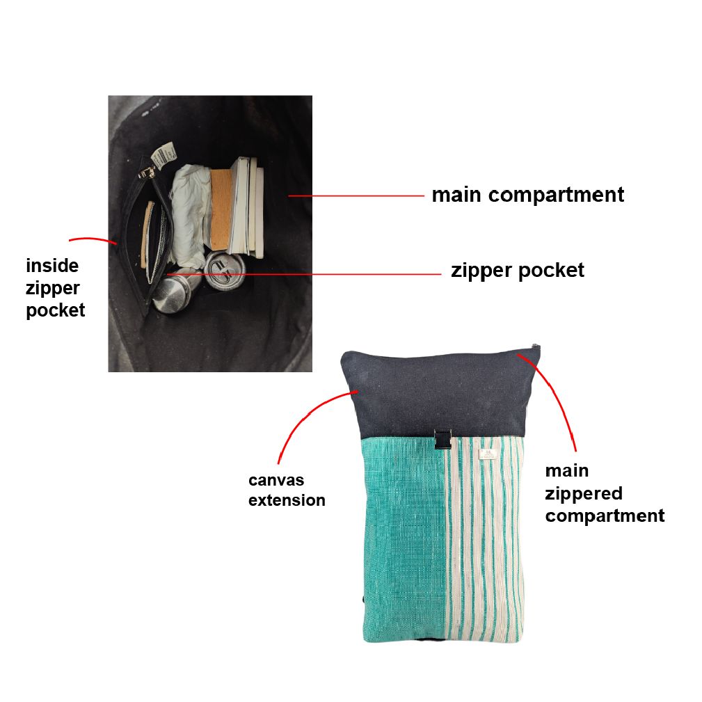 Upcycled Handcrafted Spartan Backpack (SBP0326-007) PS_W