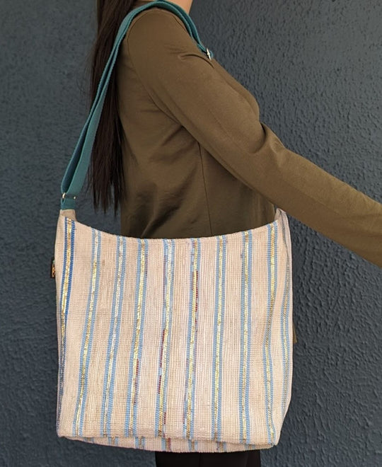 Upcycled Handwoven Eclipse Jhola Tote (EJ0424-006) PS_W