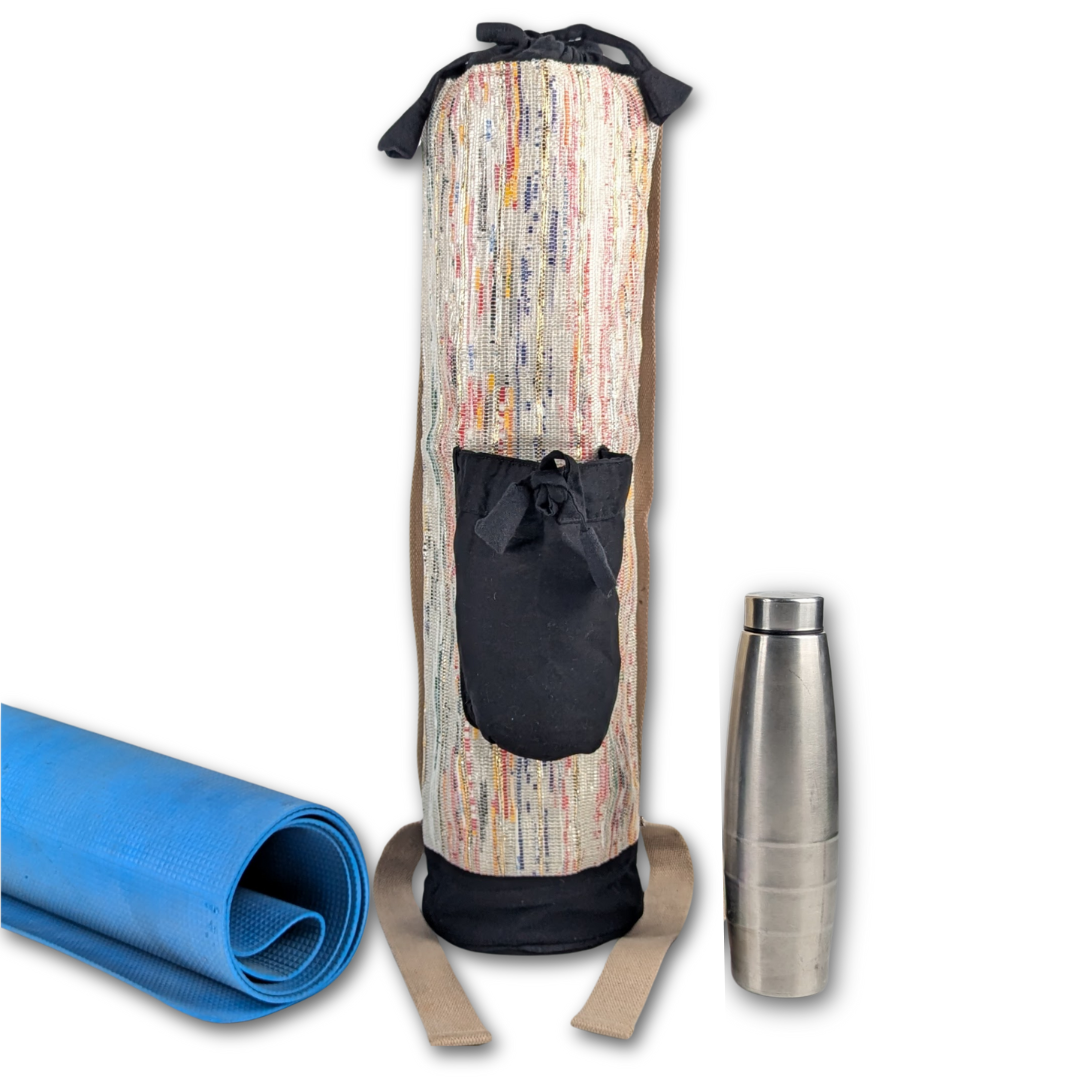 Upcycled Handwoven Yoga Bag (YB0325-001) PS_W