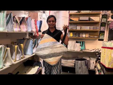 Upcycled Handwoven Beach Bag (BB0425-009) PS_W