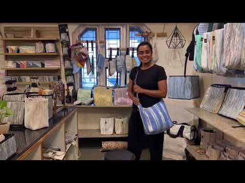 Upcycled Handcrafted Eclipse Jhola Tote (EJ1025-005) PS_W