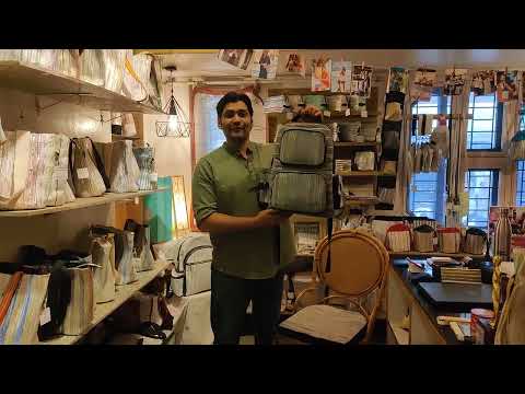 Upcycled Handcrafted Commuter Backpack (CBP0425-001)