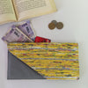 recharkha upcycled handwoven clutch it  lady wallet handmade from waste plastic bags and wrappers in India