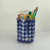 basketry Origami Deco Planter upcycled handmade