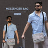 gold shimmery messenger bag made in india from upcycling waste gift wrappers