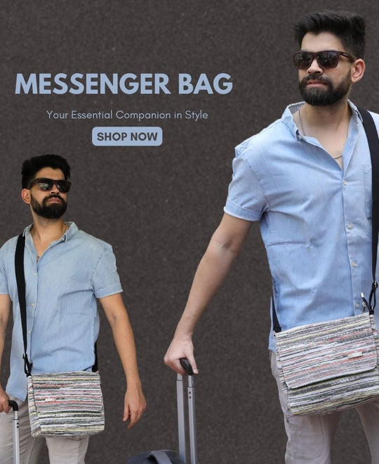 Gold Messenger Bag (MB1123-010) MS