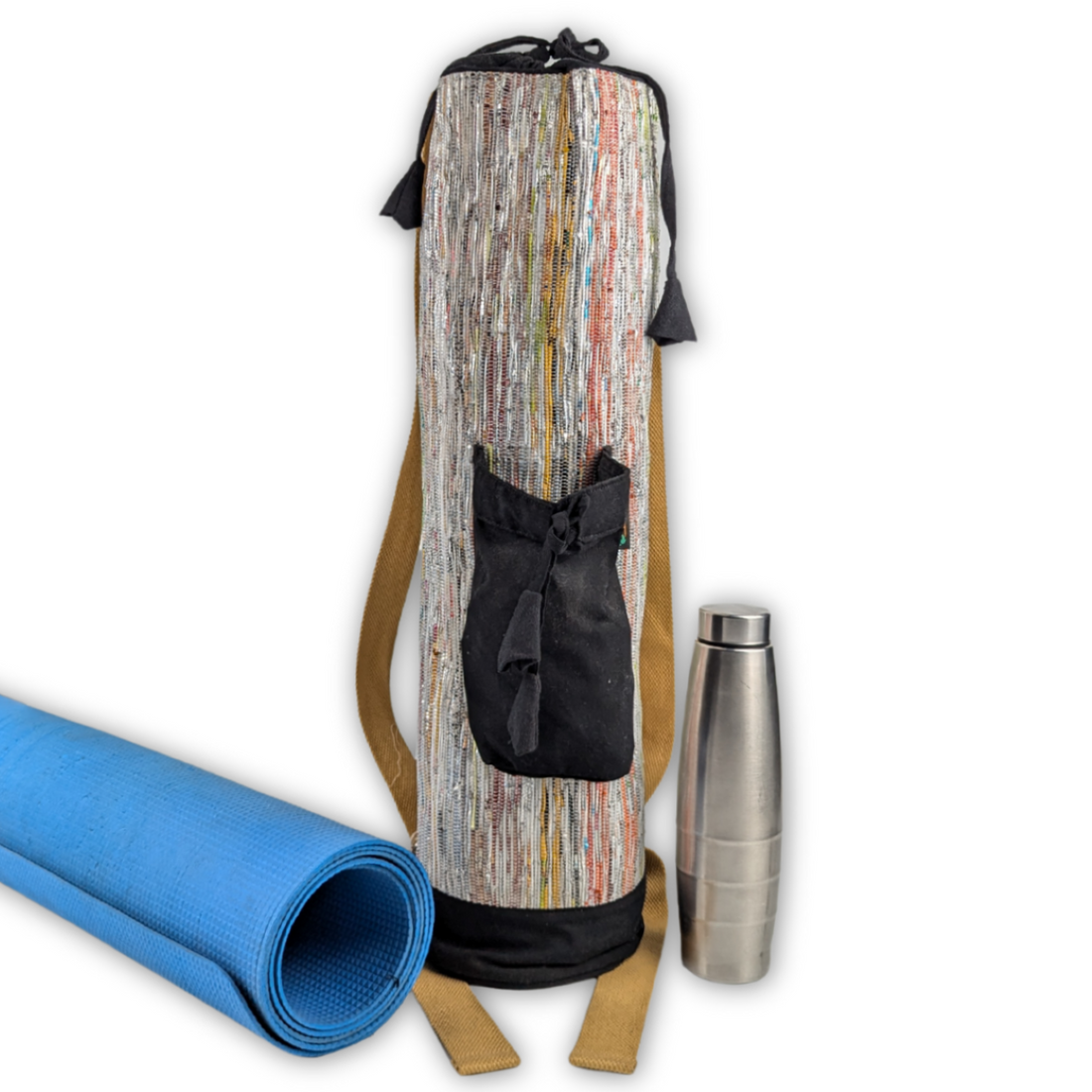 Upcycled Handwoven Yoga Bag (YB0324-103)