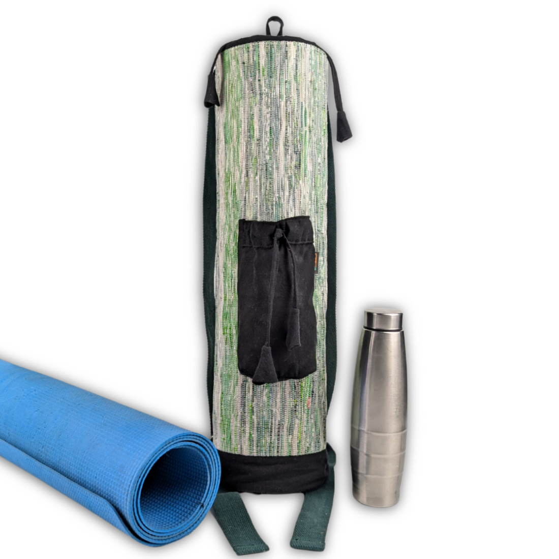 Upcycled Handwoven Yoga Bag (YB0324-104)