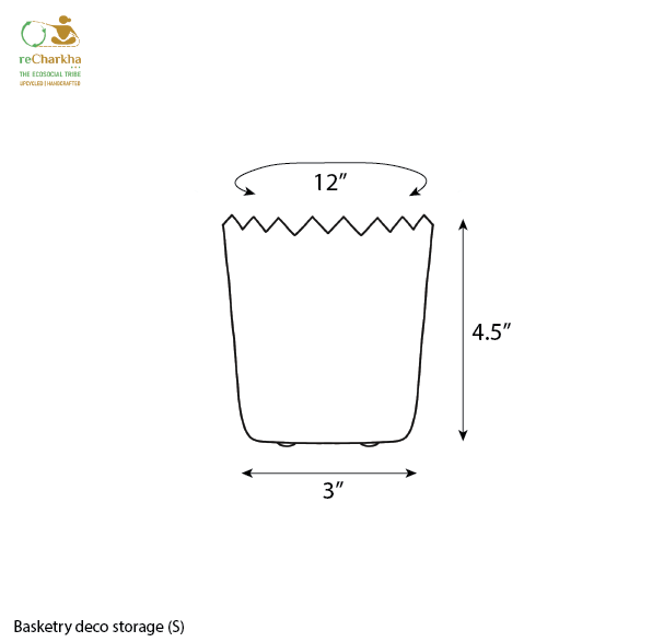 Blue green white Snack Wrappers Origami Technique Basketry Deco Storage Small (BDSS0124-109)