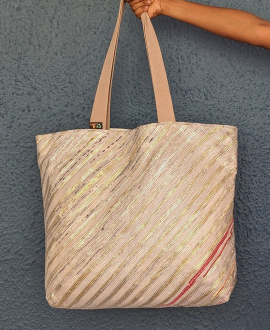 Upcycled Handwoven Beach Bag (BB0424-020) MS_W