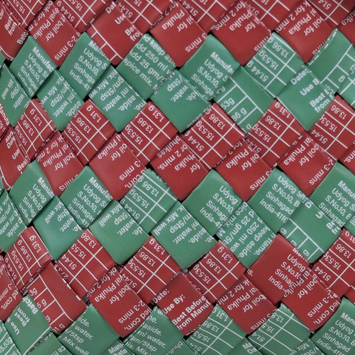 Upcycled Handcrafted Origami Basketry Deco Storage Large (BDSL0626-002) PS_W