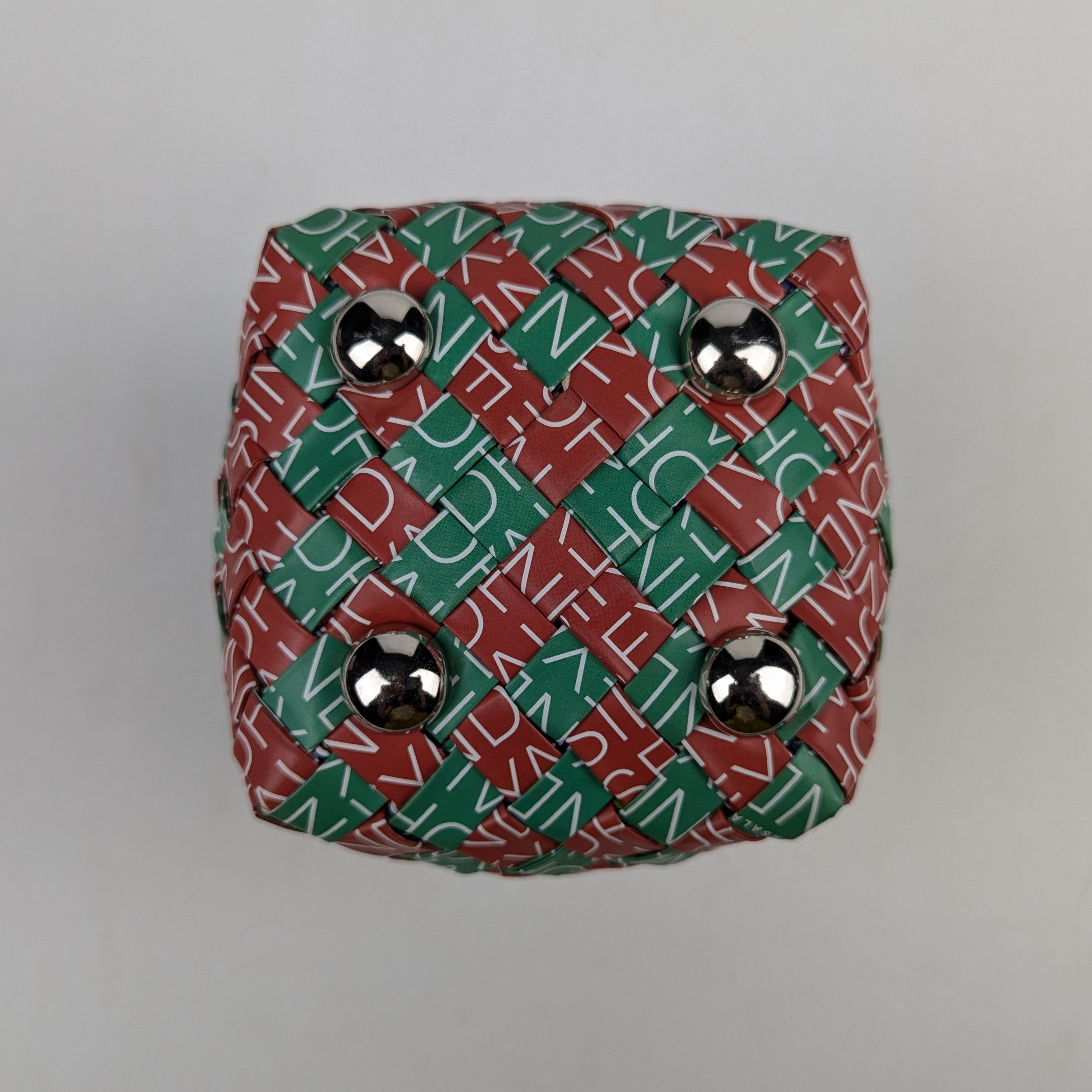 Upcycled Handcrafted Origami Basketry Deco Storage Medium (BDSM0126-001)