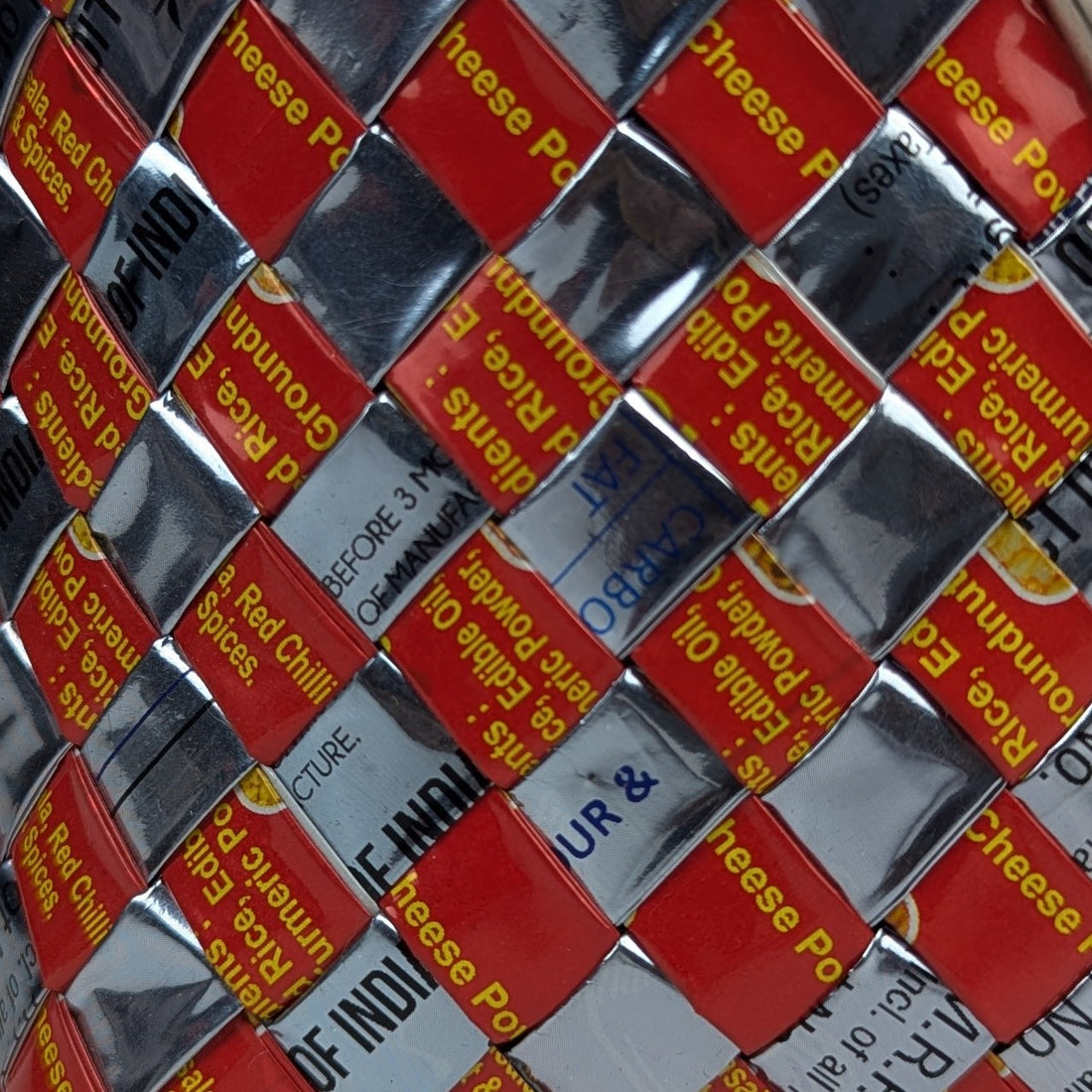 Upcycled Handcrafted Origami Basketry Deco Storage Medium (BDSM0126-002)