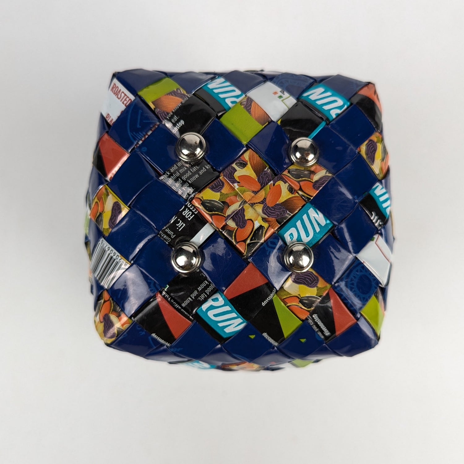 Upcycled Handcrafted Origami Basketry Deco Storage Medium (BDSM0126-009)