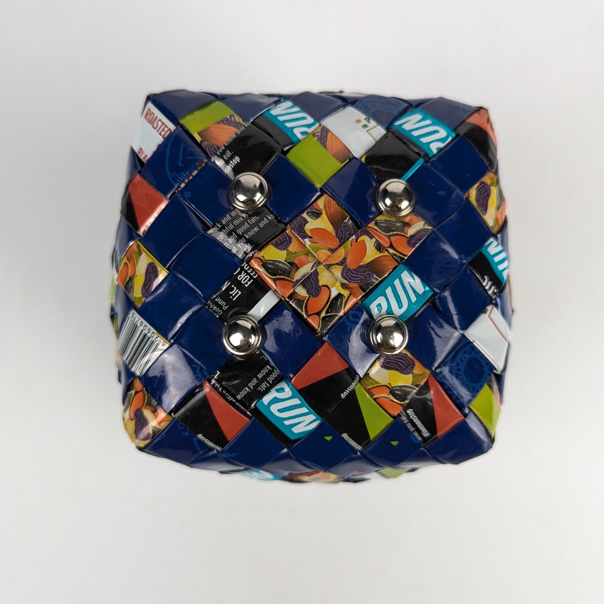 Upcycled Handcrafted Origami Basketry Deco Storage Medium (BDSM0126-009)