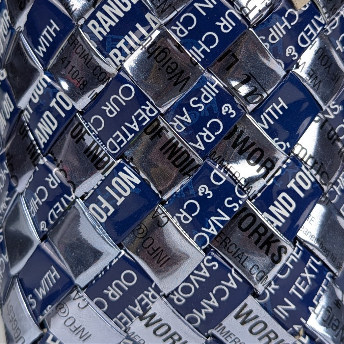 Upcycled Handcrafted Origami Basketery Deco Storage Small (BDSS0126-002)