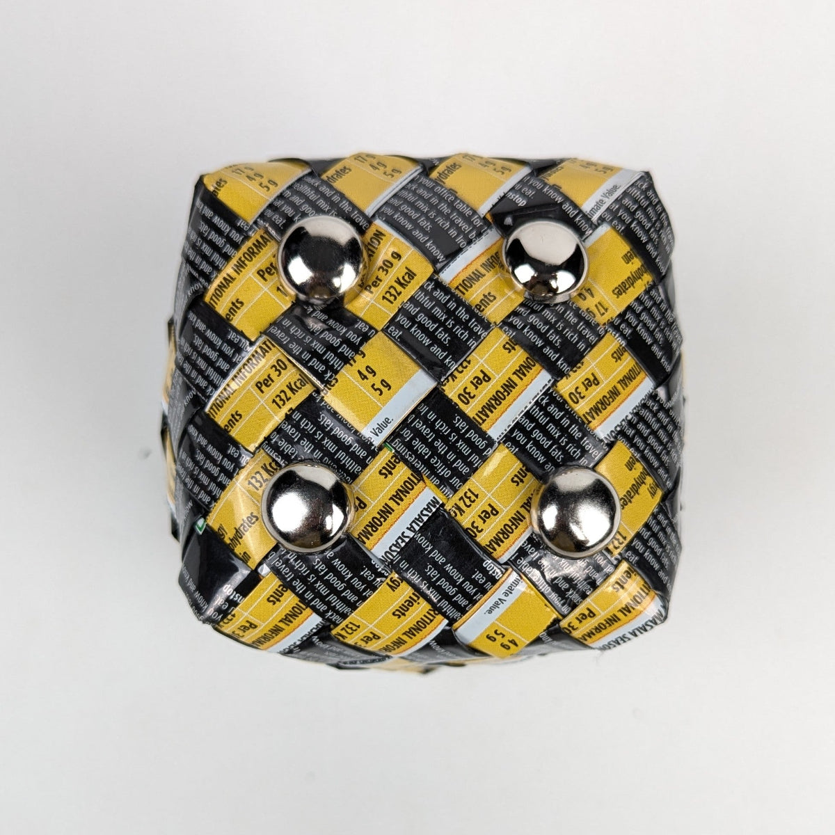 Upcycled Handcrafted Origami Basketery Deco Storage Small (BDSS0126-003)