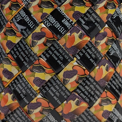 Upcycled Handcrafted Origami Basketery Deco Storage Small (BDSS0126-005)