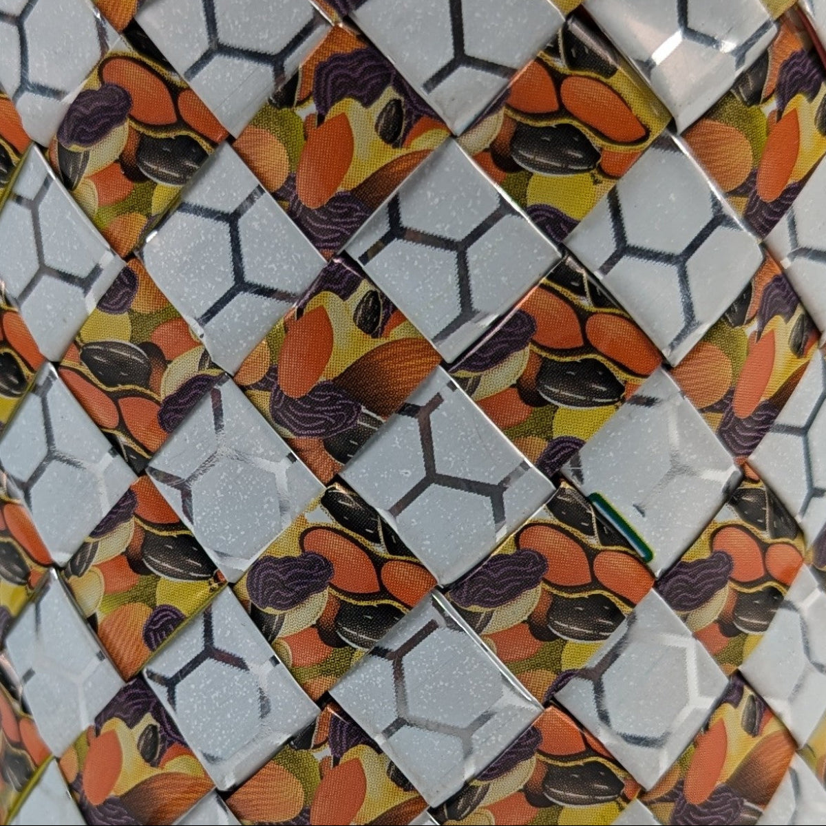 Upcycled Handcrafted Origami Basketery Deco Storage Small (BDSS0126-007)