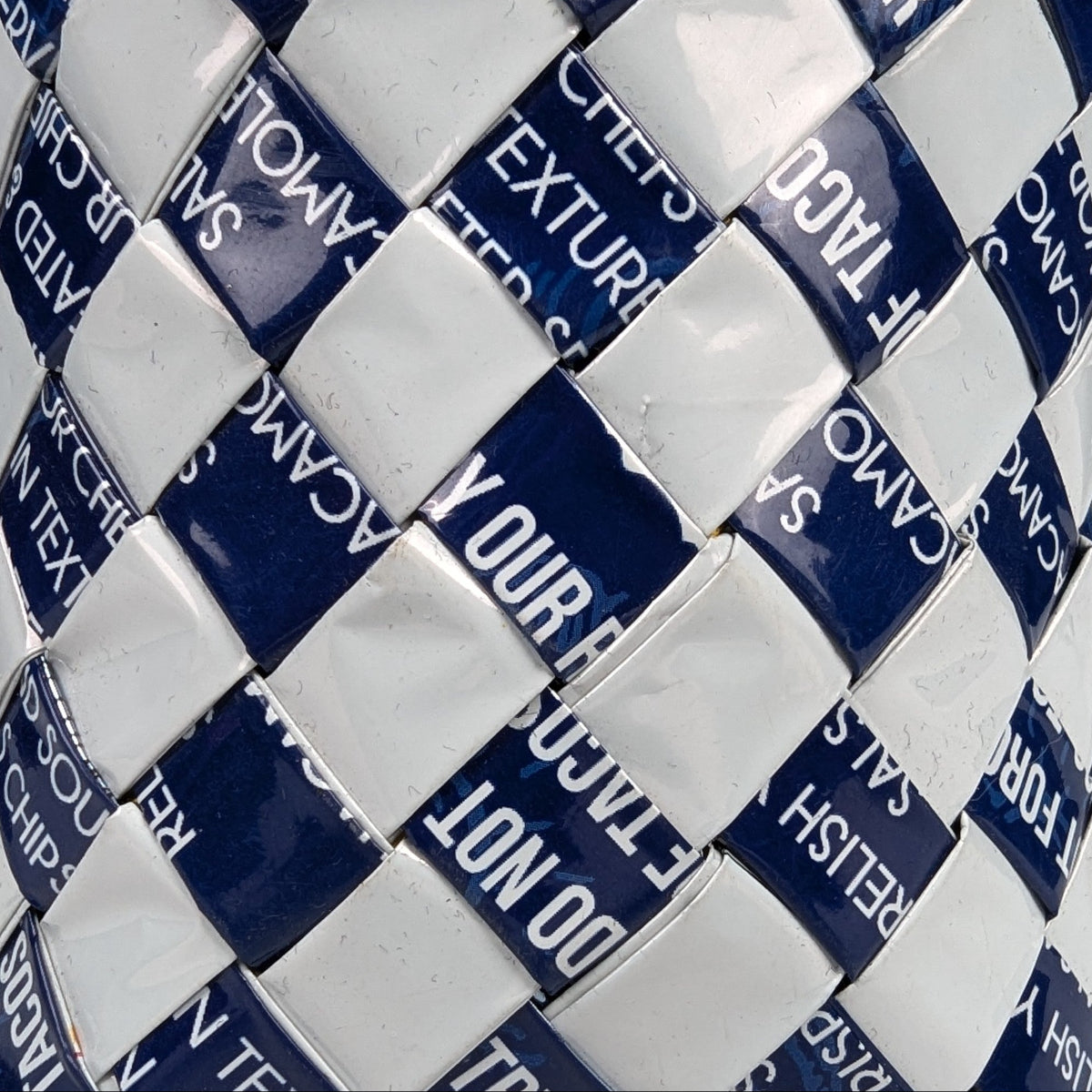 Upcycled Handcrafted Origami Basketery Deco Storage Small (BDSS0126-008)