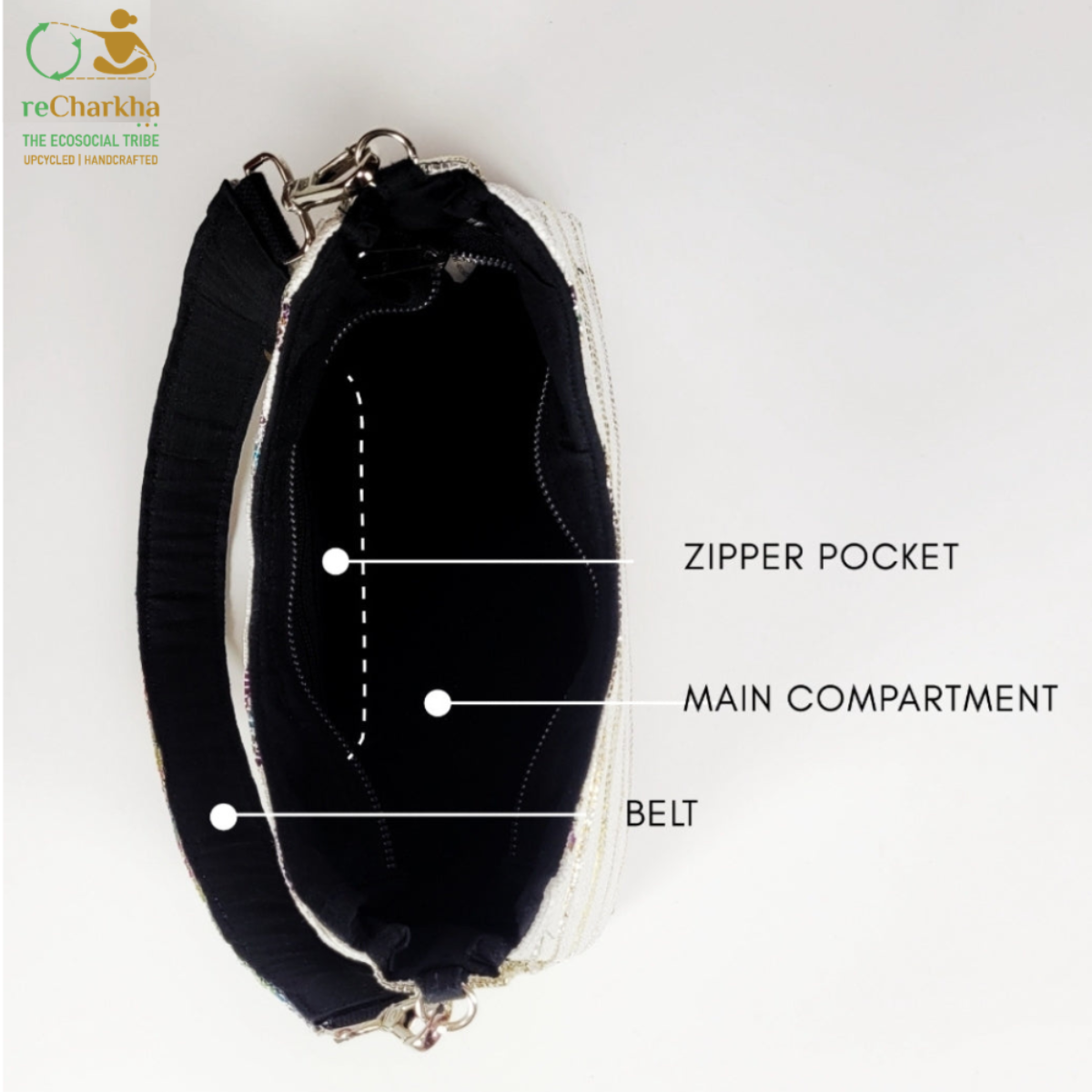 Exclusive Upcycled Handcrafted Baguette Bag (BTB0626-005)