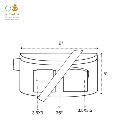 Upcycled Handcrafted Belt Pack (BTP0826-005)
