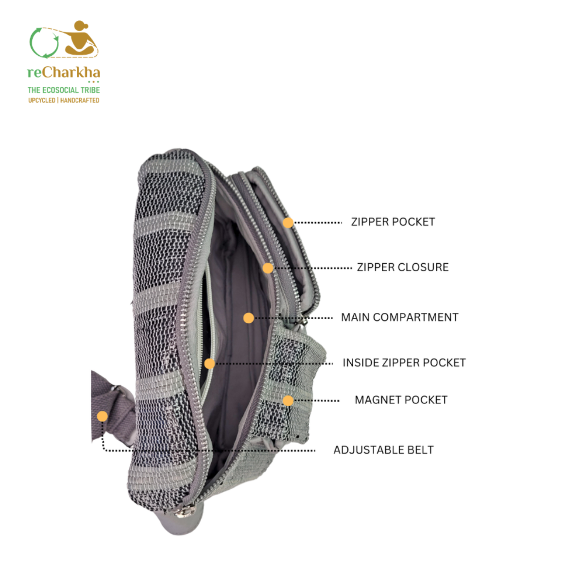 Upcycled Handcrafted Belt Pack (BTP0826-005)