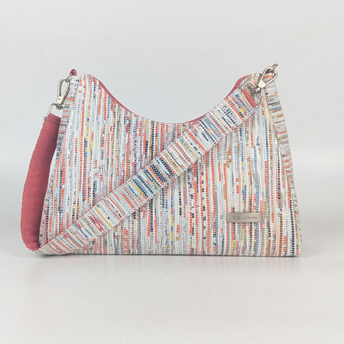 Upcycled Handcrafted Baguette Bag (BTB0825-009) PS_W
